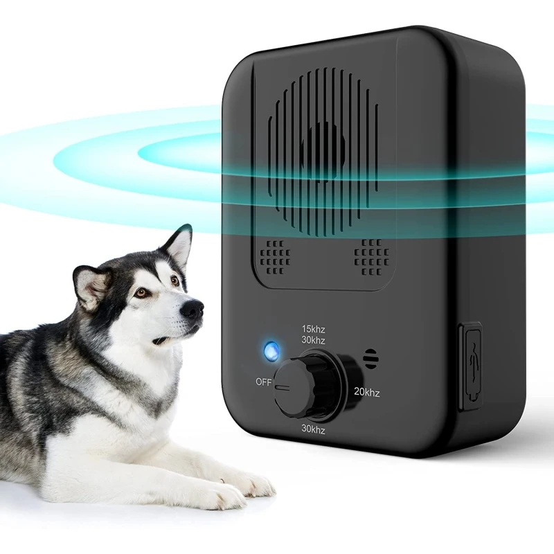 Advanced Plastic Bark Control Device with Built-in Rechargeable Battery Effective Dog Barking Management System