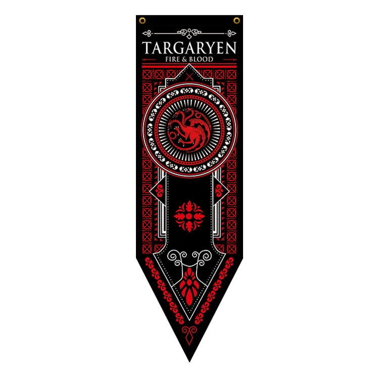 45*150cm Banner And Flag Wonderful And Fantastic Game Of Right Theme Polyester Hanging Banner