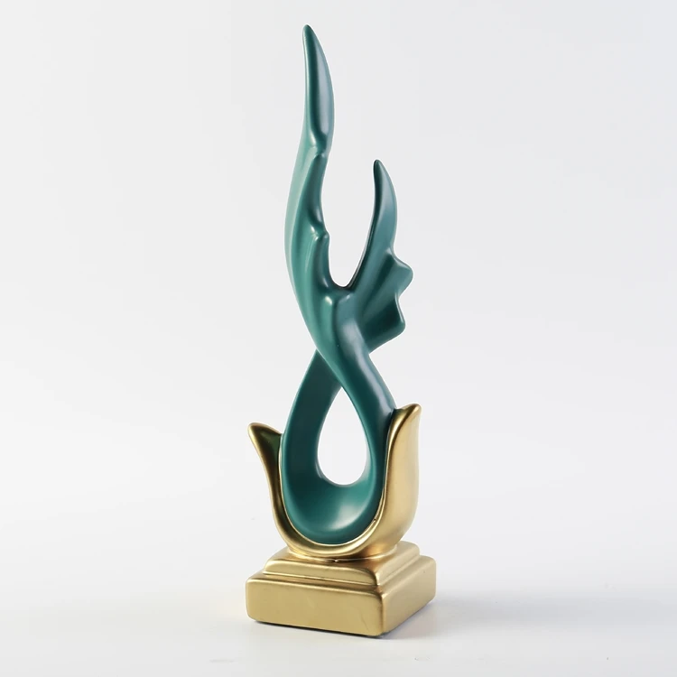 bulk european small hotel table electroplate ornaments unique modern home decoration item