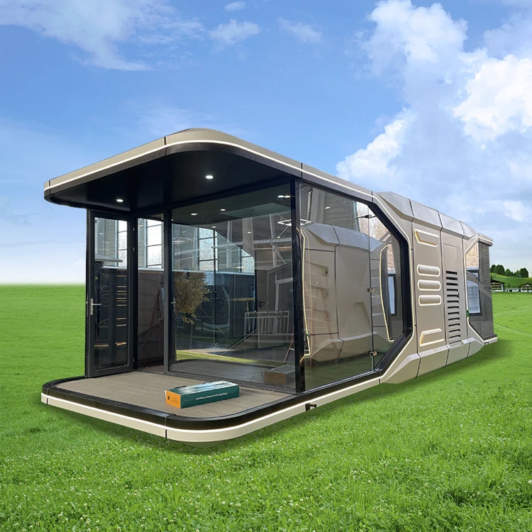 Home Hotel Commercial Airship Pod Prefabricated Container Space Capsule House