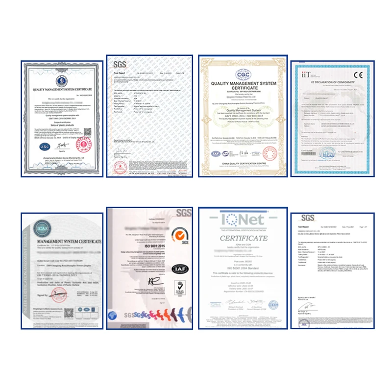 wholesale Pallet Prices1300x1100 Cheap Single Face Plastic Blue Style hdpe china Euro Plastic pallet for sale