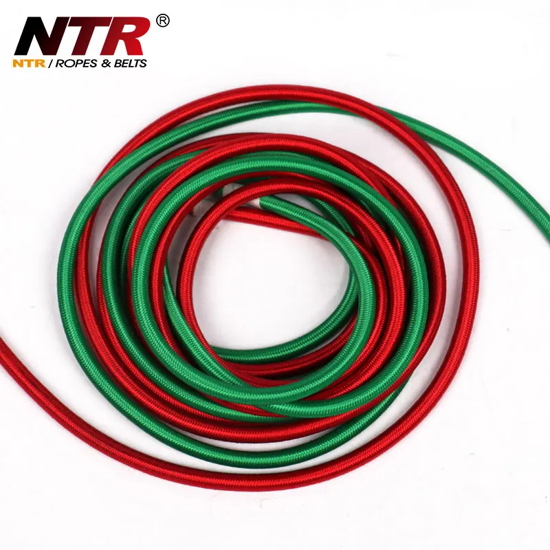 
6 mm~12 mm elastic rope round solid rubber rope bungee jump rope 