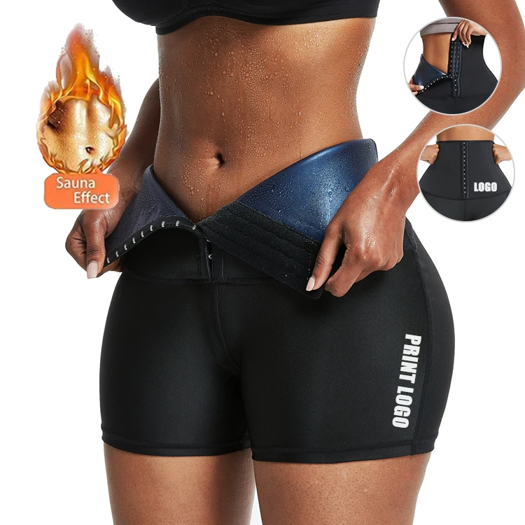 
Dropshipping Custom Slimming Neoprene Waist Trainer Slimming Tummy Control Corset Short Leggings 