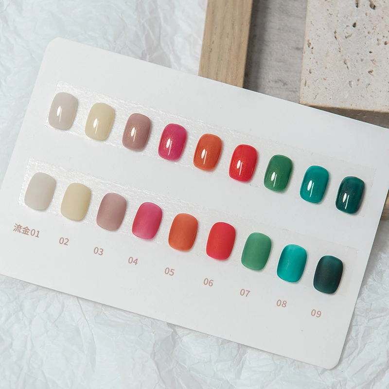 2022 Acrylic Nail Gel Polish Learner UV Gel OEM Wholesale Yellow Set 60 Color Gel Nail Polish Private label Enamel Varnish