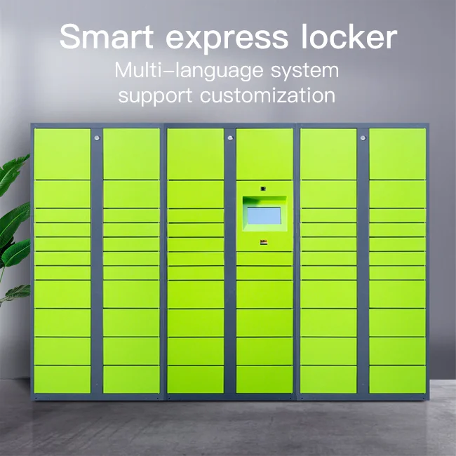 factory direct sale smart parcel locker intelligent system non - contact for community apartment and building