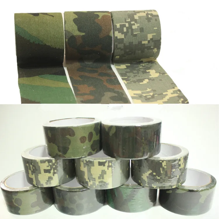 
Hot sale Decorative Outdoor Non-Woven Fabric Hunting Camouflage Camo Duct Tape 
