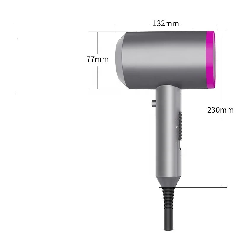Cheap Price Fast Drying 1800W Ionic Reduce Frizz Manufacturer Secador De Pelo Professional Blow Hair Dryer with 3 attachement