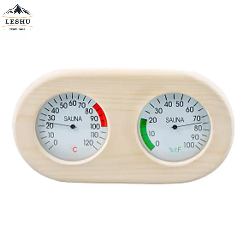 Ковш набор и светодиодный деревянный термометр для сауны