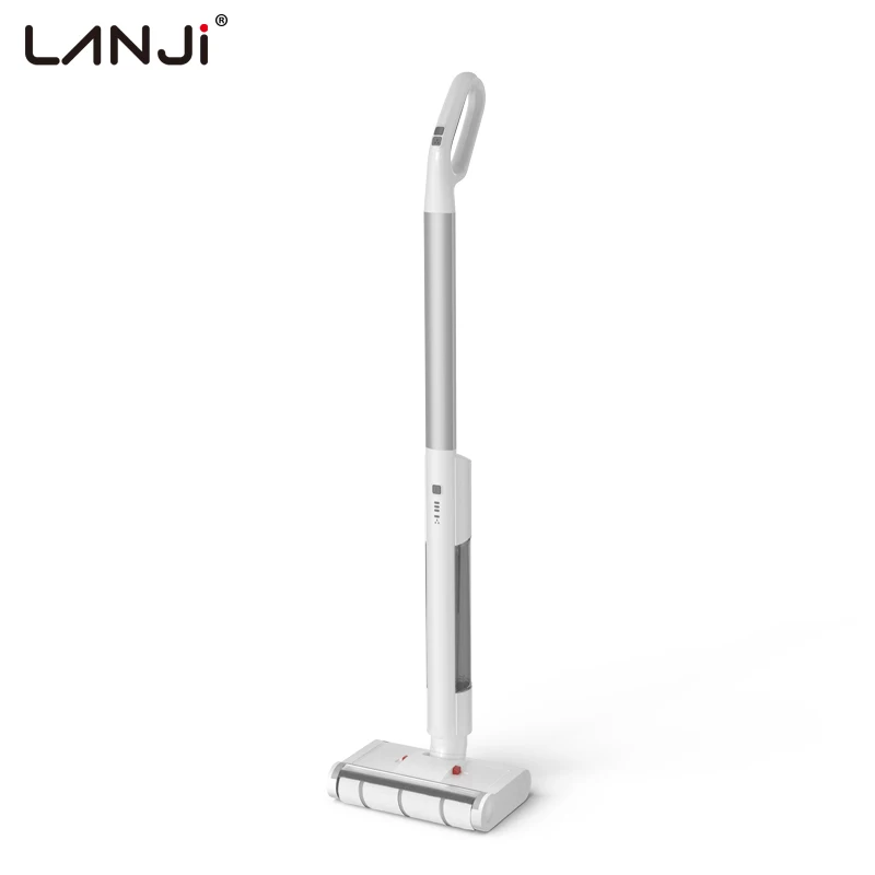 LJ-GL01 LANJI OEM Rolling Rotating Washer Sweeper Vacuum Clean Floor Washing Wireless Spin Spray Cordless Electric Mop Cleaner