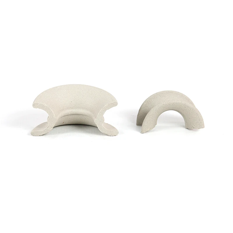 Acid Resistant 50mm Ceramic Intalox Saddle Price For Drying Tower Packing Ceramic Intalox Saddle Rings