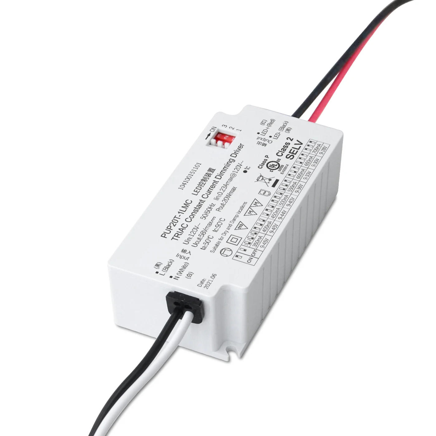 120-277V Input 20w Triac United State Market for Spotlights Led Constant Current Dimming Triac Driver