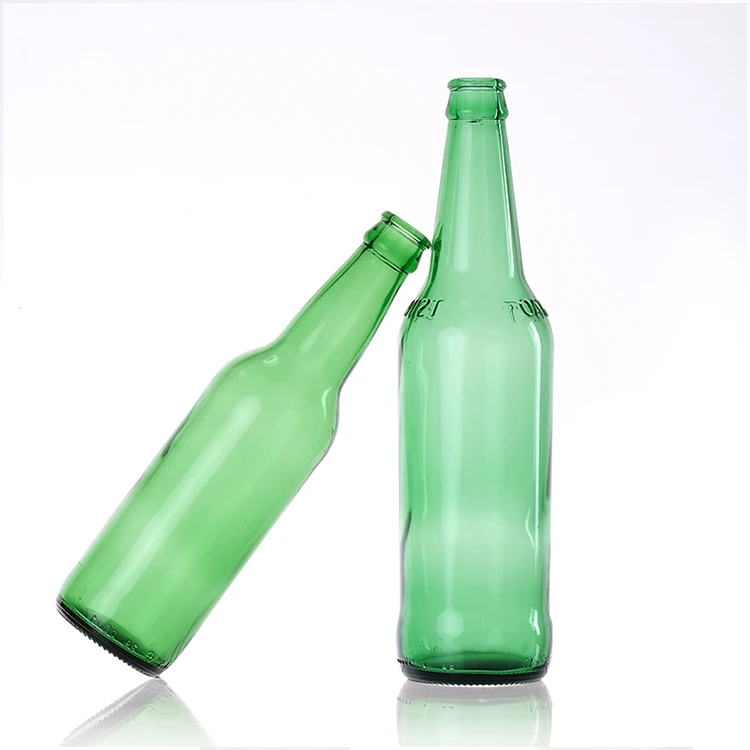 Whole Sale 750 Ml Alcohol Beer Juice Beverage Glass Bottle With Crown Cap