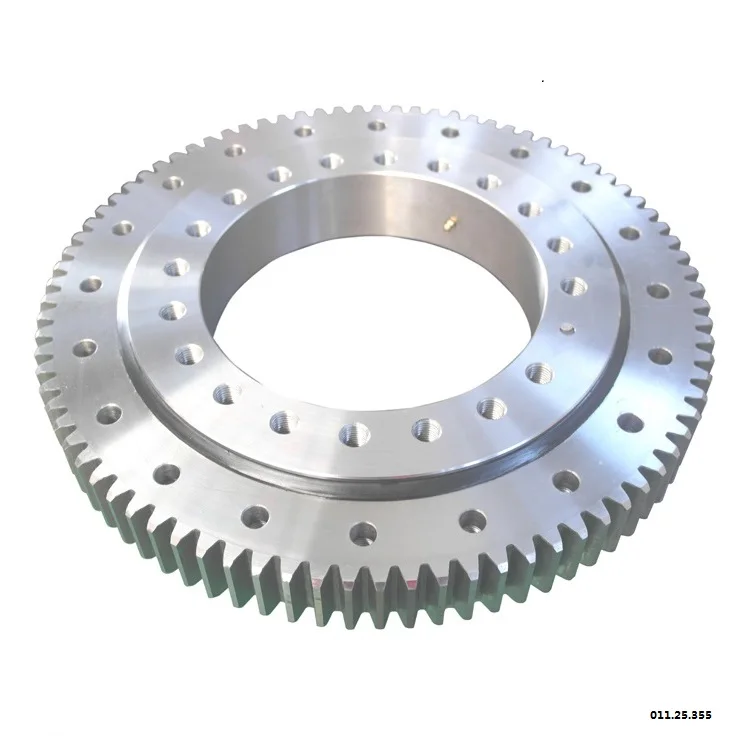 011.25.355 Single row ball type External gear mini diameter Slewing Ring Bearing for excavator