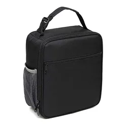 Wholesale Picnic Thermal Lunch Box Bag Insulated Bento Cooler Printing Thermal Lunch Bags Portable Shoulder Lunch Bag