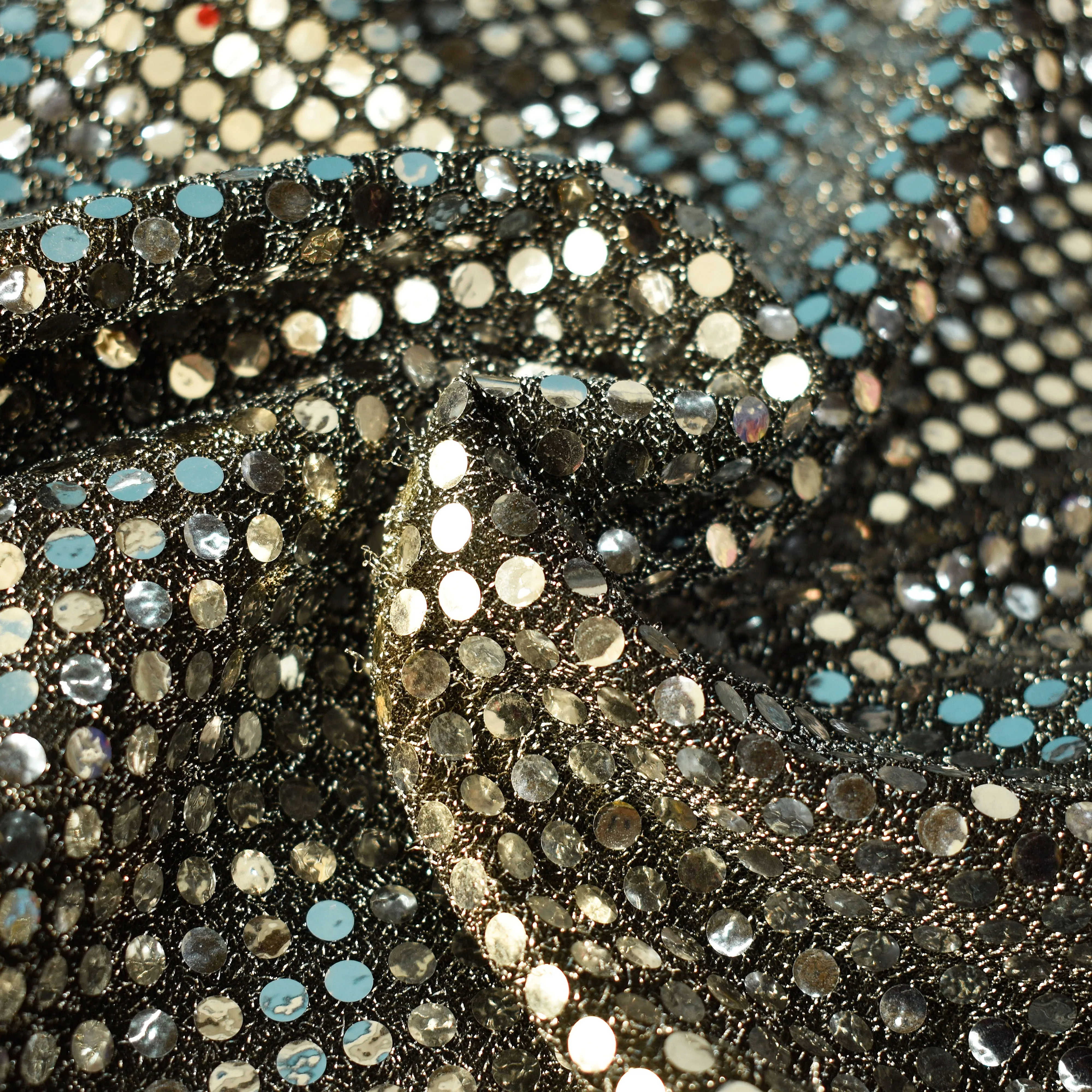 
 Новый дизайн, модная цветная эластичная ткань с блестками, окрашенная ткань для женщин, платье  