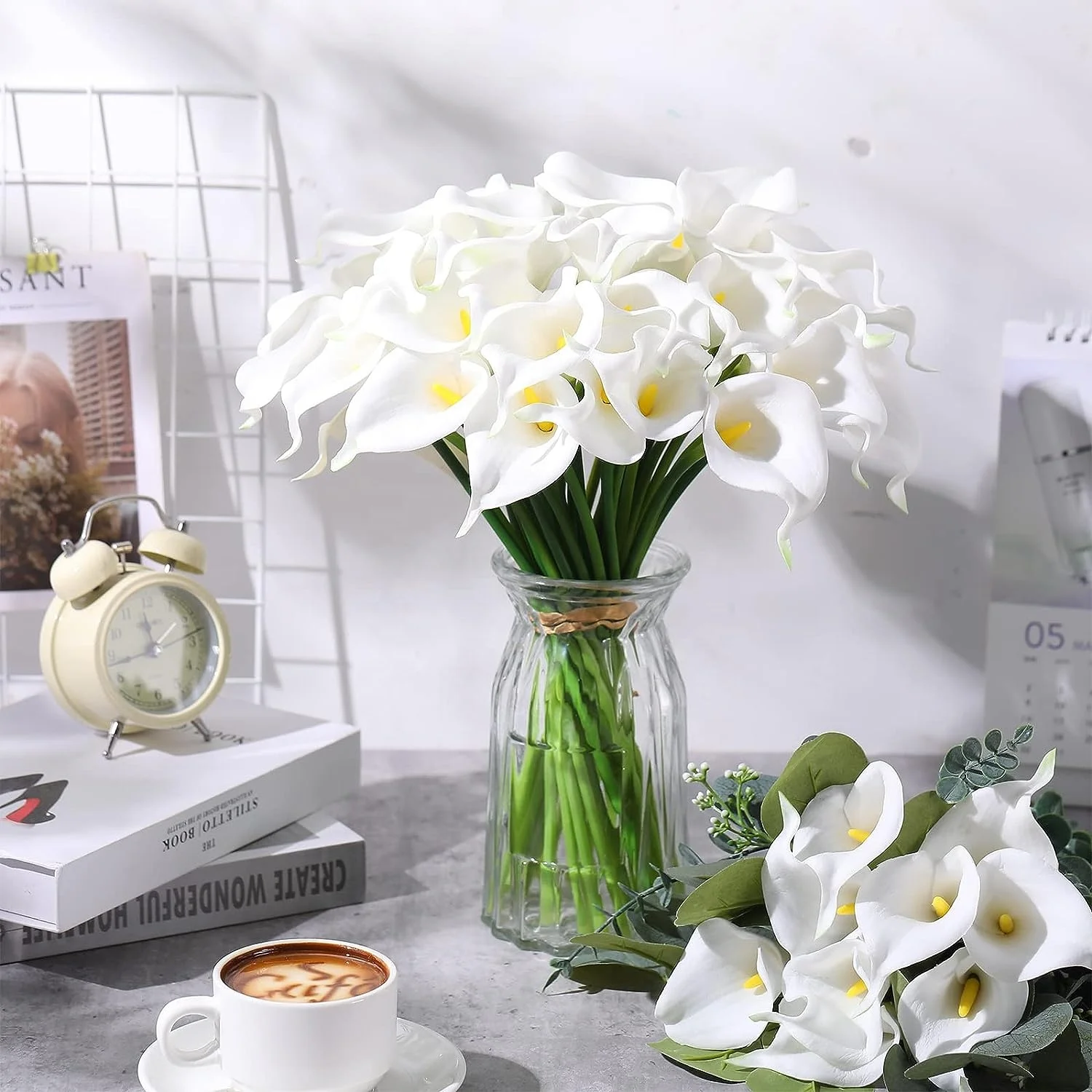 Hight Quality Real Touch Calla Lily Artificial Flowers Calla Lily Bouquet For Wedding Bouquet Bridal Home Flower Decoration