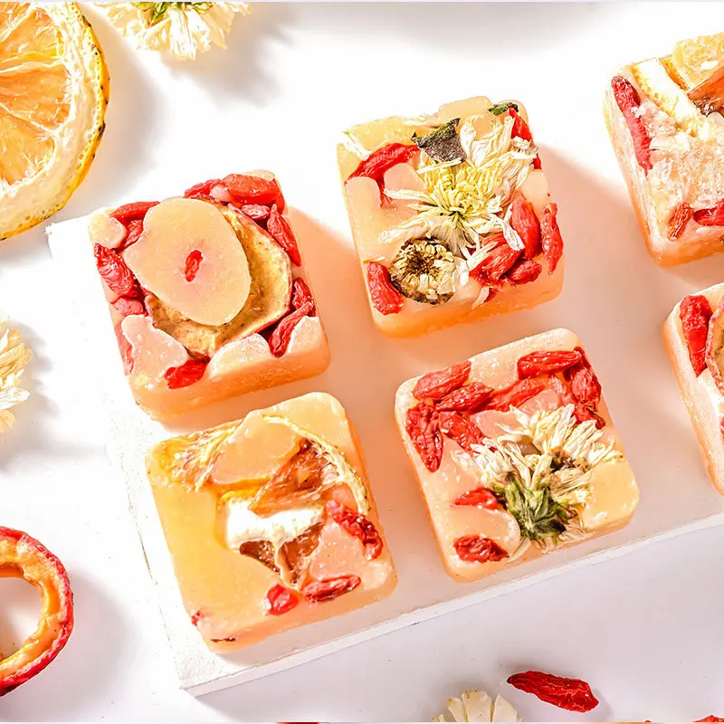 2022 Chrythemum Wolfberry Honey Sugar Cane Cubes Natural Flower Tea Single Package With Competitive Price