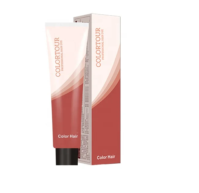 Private Label Professional Fashion Light Brown Color Hair Dye Cream No Bleaching 8/322