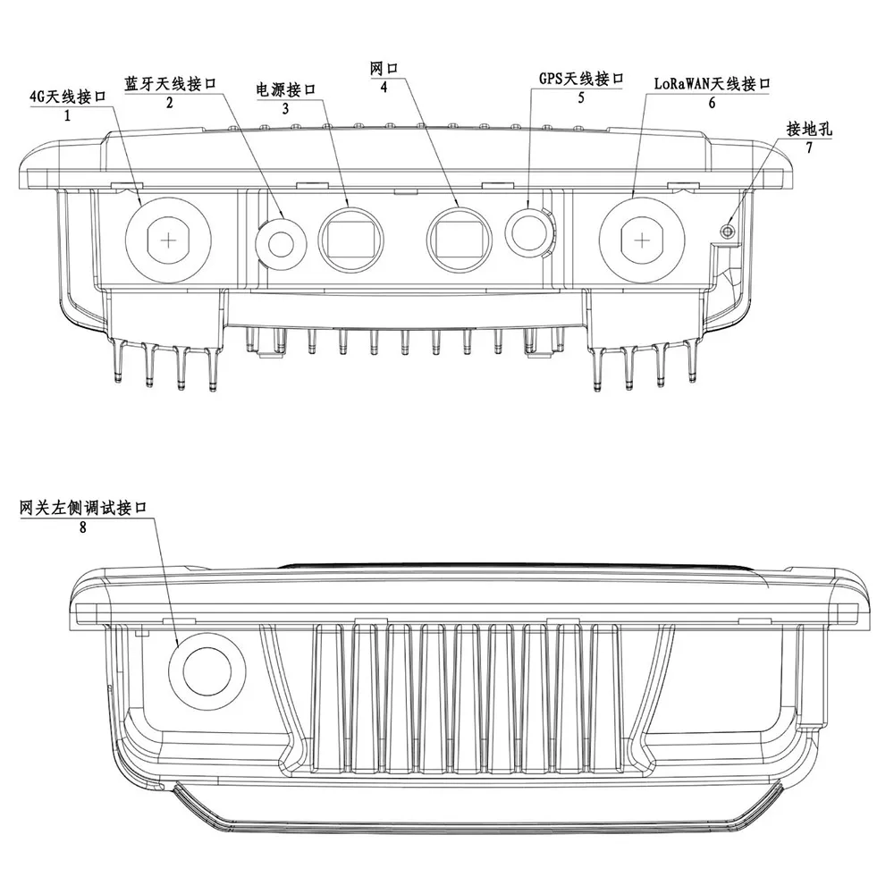 Smacxty-GII Smart street light outdoor gateway (outdoor LoRaWAN communication gateway)