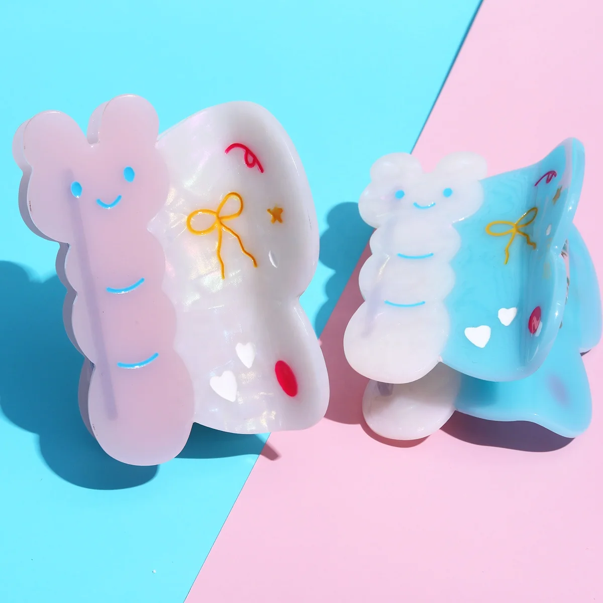 personalized custom acetate hair claw sweet cute hair claws plastic hair claws