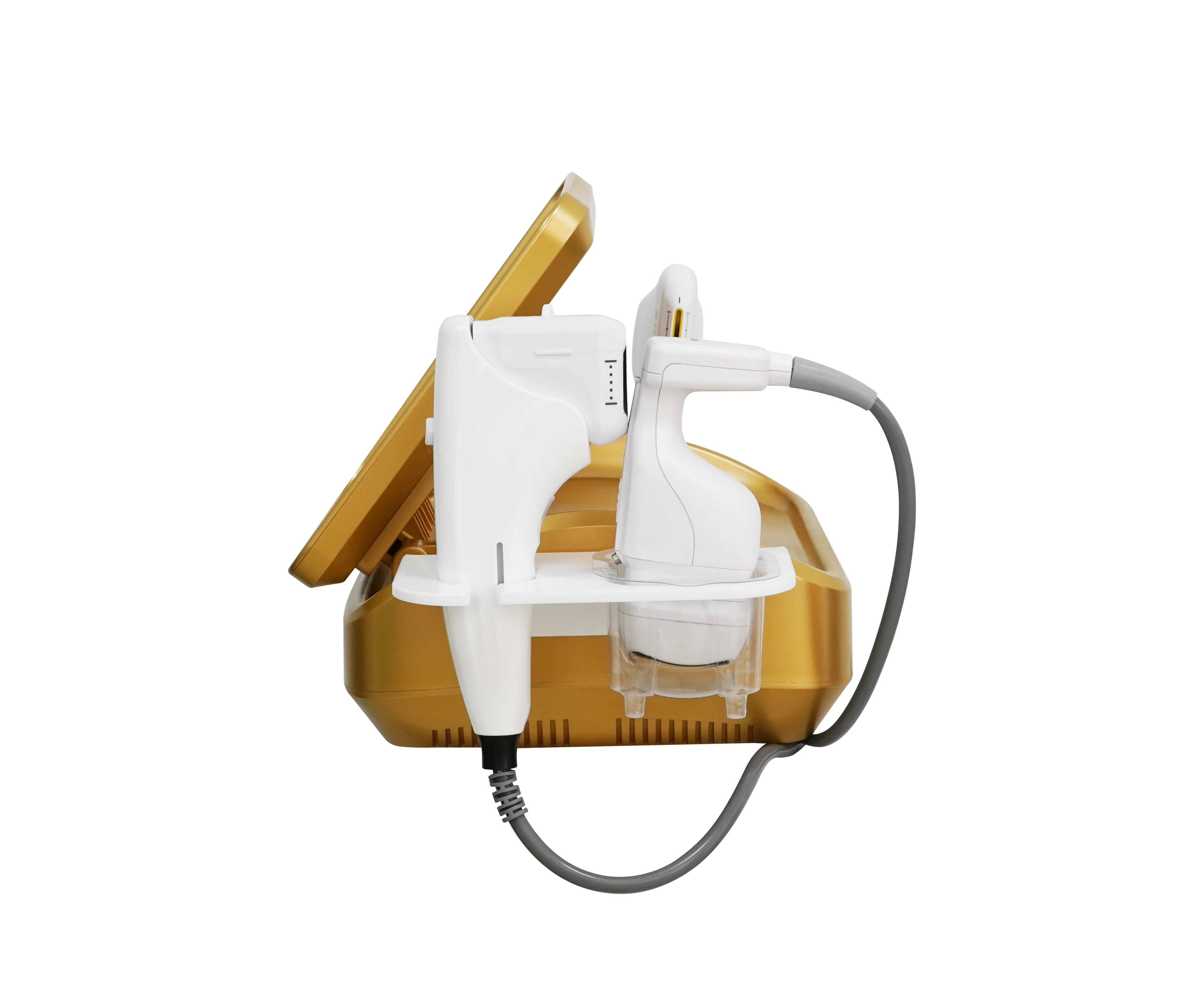 A 4 in 1 4d 7d Hifu 12 Lines Liposonixed 8mm 13mm Cartridges Body Slimming Face Skin Tighten V Max Machine