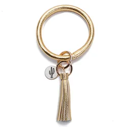 Персонализированный пользовательский принт, оптовая продажа, кожаный браслет, брелок