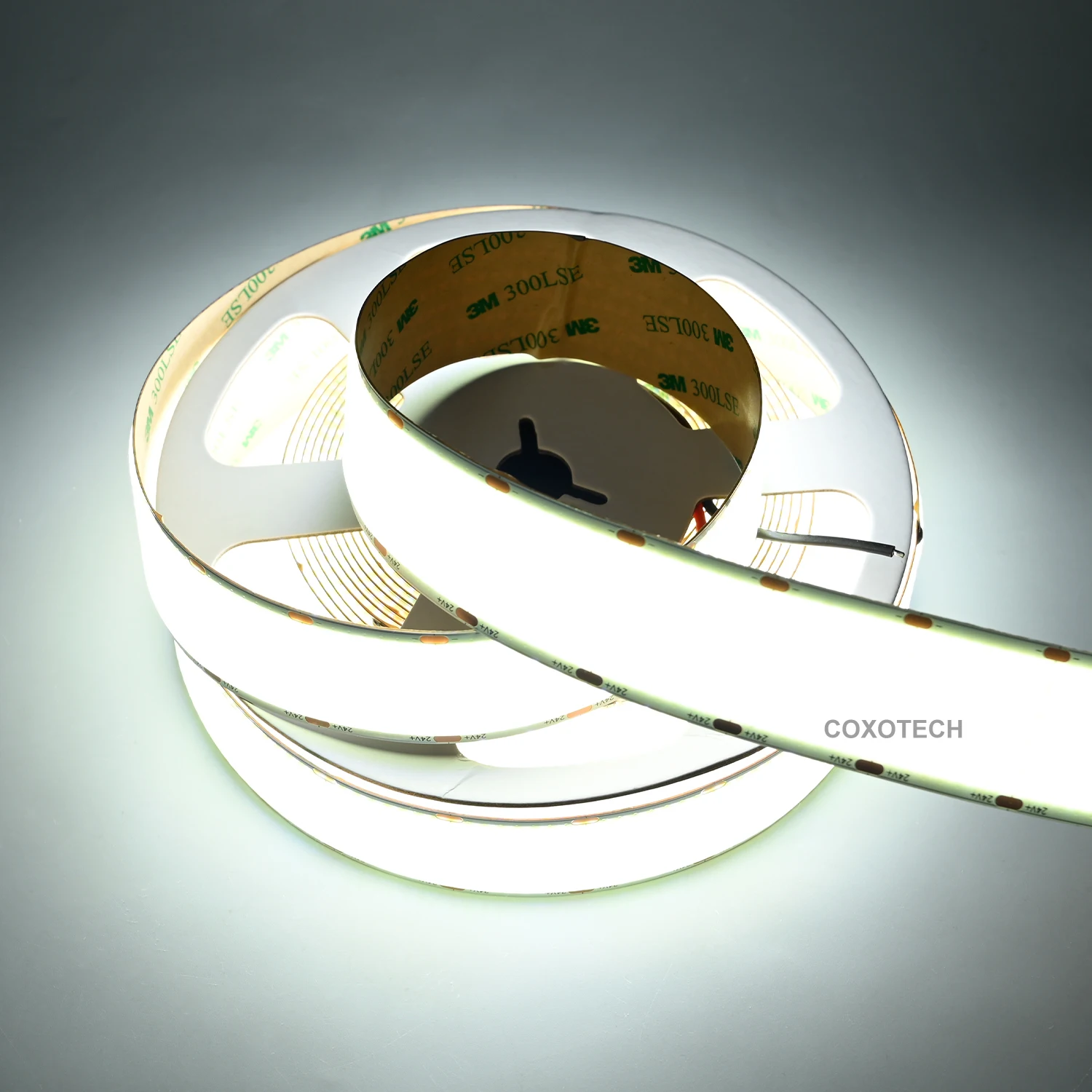A5000 V1600leds R90 4600lm/m High brightness COB 30mm wide led strip light COXO