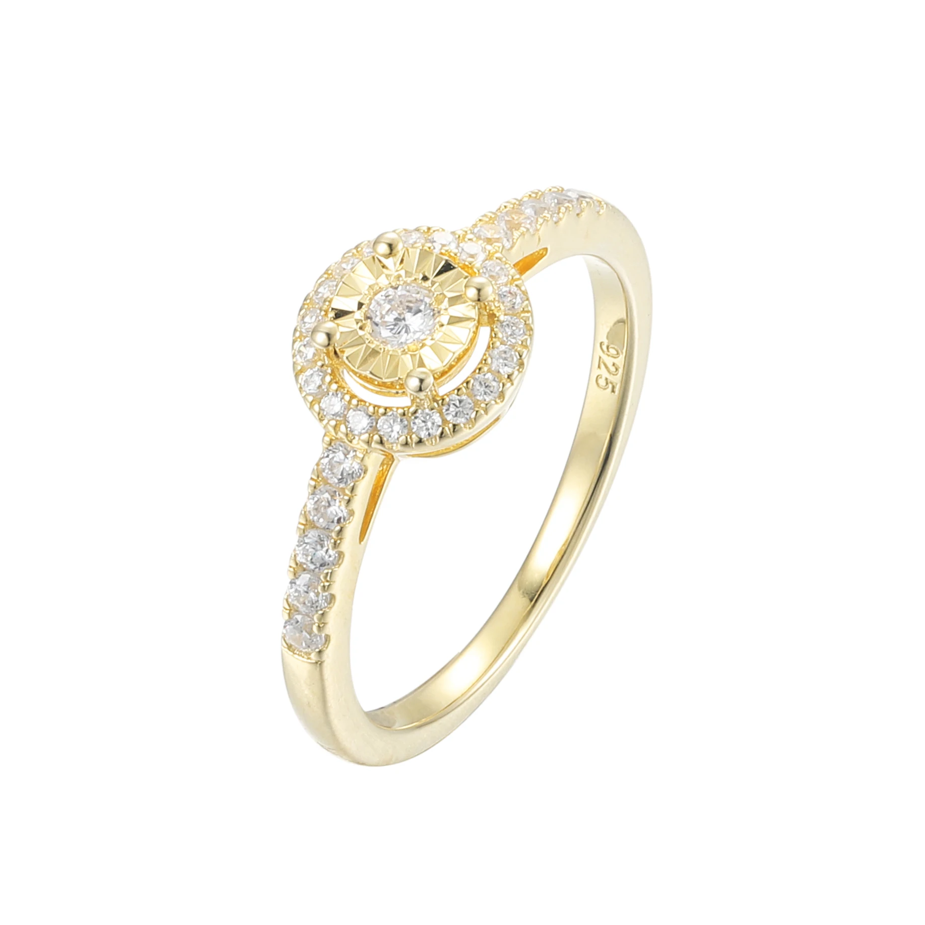 Wholesale 925 Sterling Silver Crown Shape Gold Ring Women Rings Queen Valentine Carved Promise Combination Ring Set Fine Jewelry