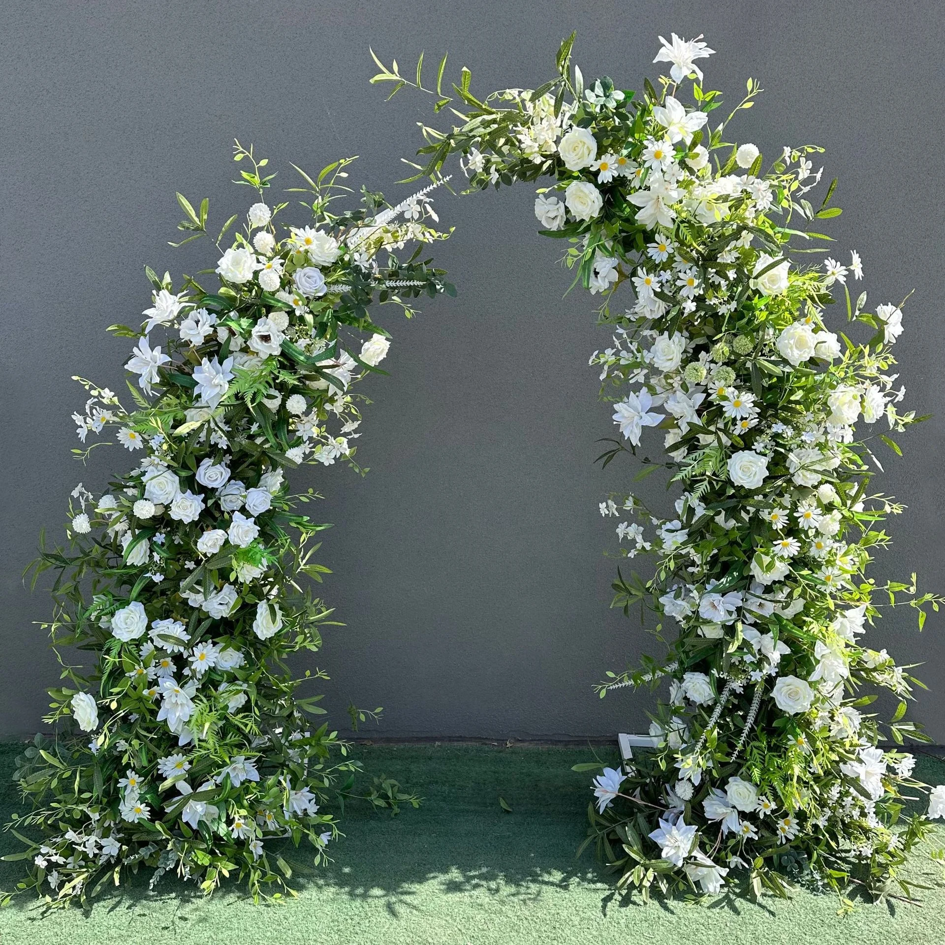 Promotional Products Wedding Decoration Flower Arch Wedding Stage Event Decoration Flowers Wreaths and Plants