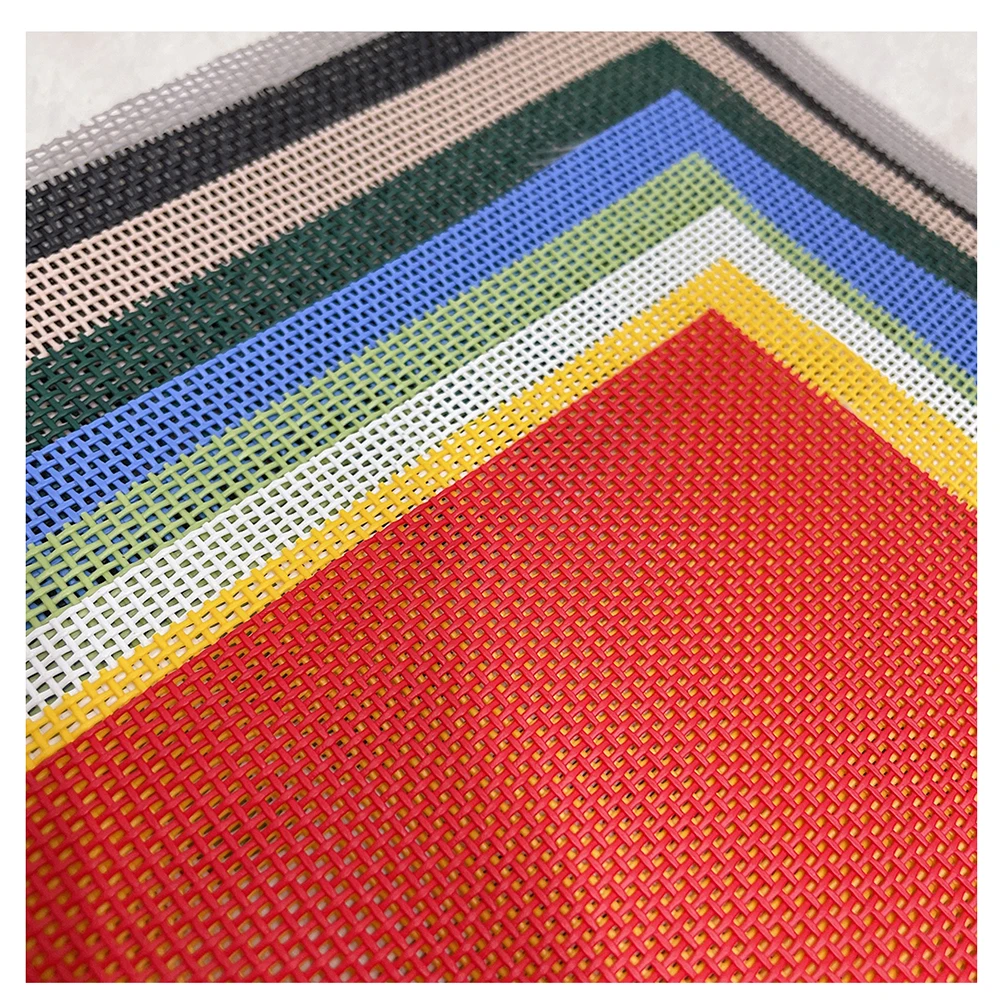 Anti-UV Textile PVC Coated Polyester Mesh Teslin Fabric for Outdoor Beach Chair