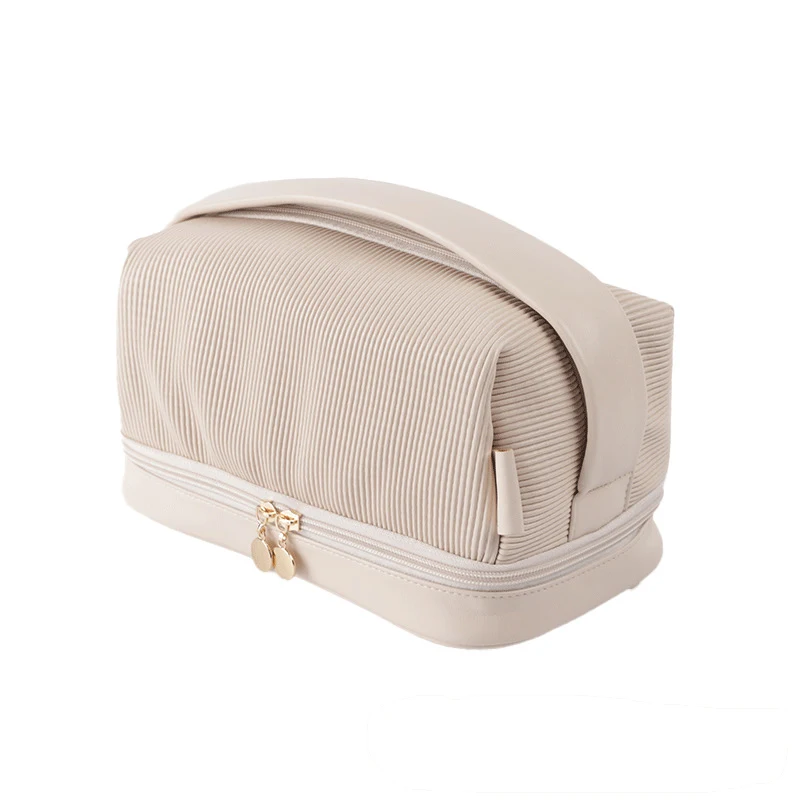 Wholesale OEM Portable Travel Toiletry Bag Custom Logo Waterproof Women Beauty Makeup Bags With Private Label Cosmetic Bag