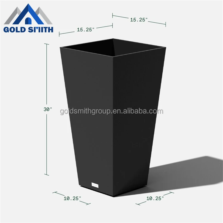 Metal planter - herb bed - elevated garden bed - aluminum tree box - aluminum flower box