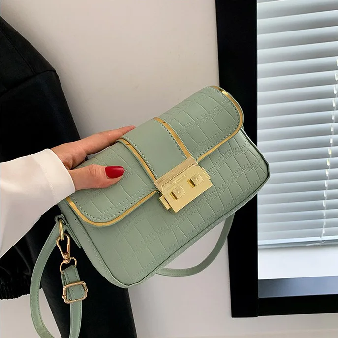 2024 Latest Wholesale Fashion Shoulder Bags Women Popular Designer Stone Pattern Messenger Bags High End Purses for Ladies