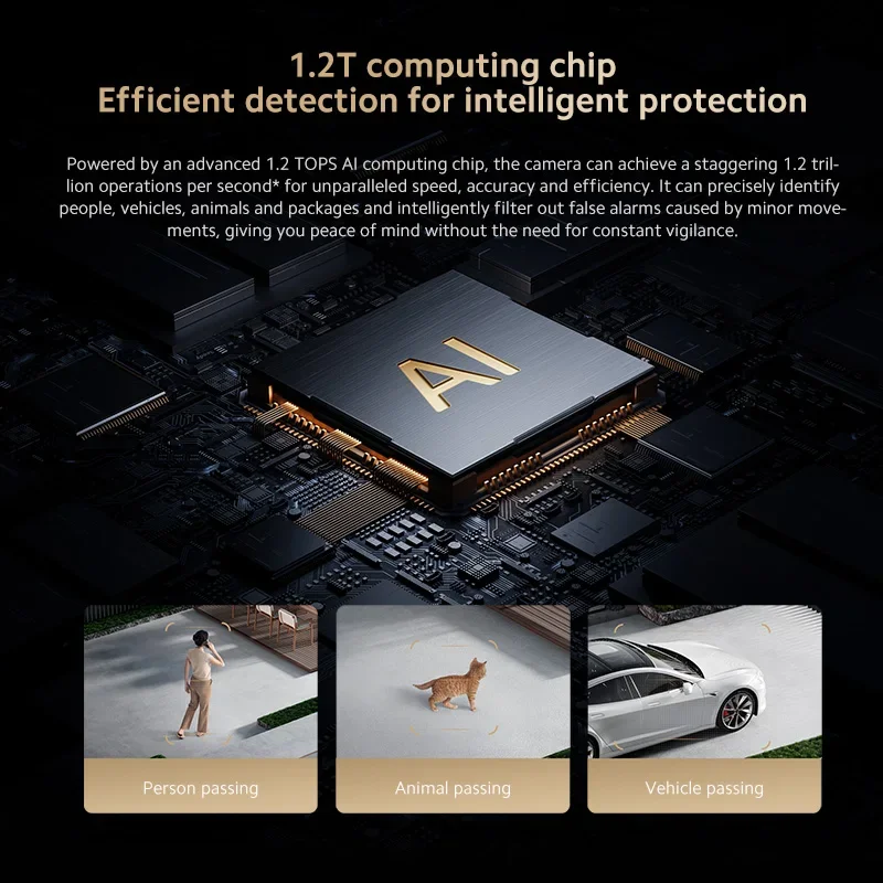 Глобальная версия уличная солнечная камера видеонаблюдения Xiaomi BW500 с разрешением 2 5 K сверхбольшой аккумулятор 10000 мАч 8 ГБ встроенная IP 67