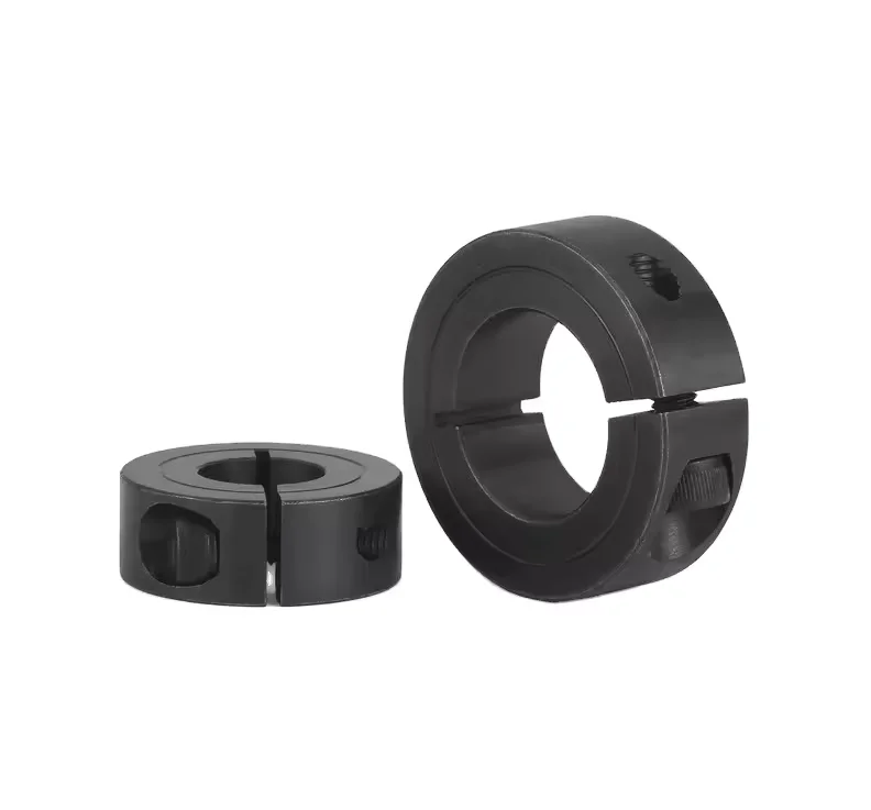 Custom Inch SC45# steel shaft mounting ring Shaft Collar Two Piece Clamp hight quality 2-piece Clamp Type Shaft Collars Clamp