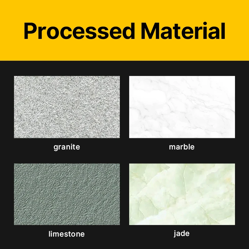 HUHAO stone engraving cutter mushroom type marble milling cutter cnc granite router bit jade engraving bit with coated