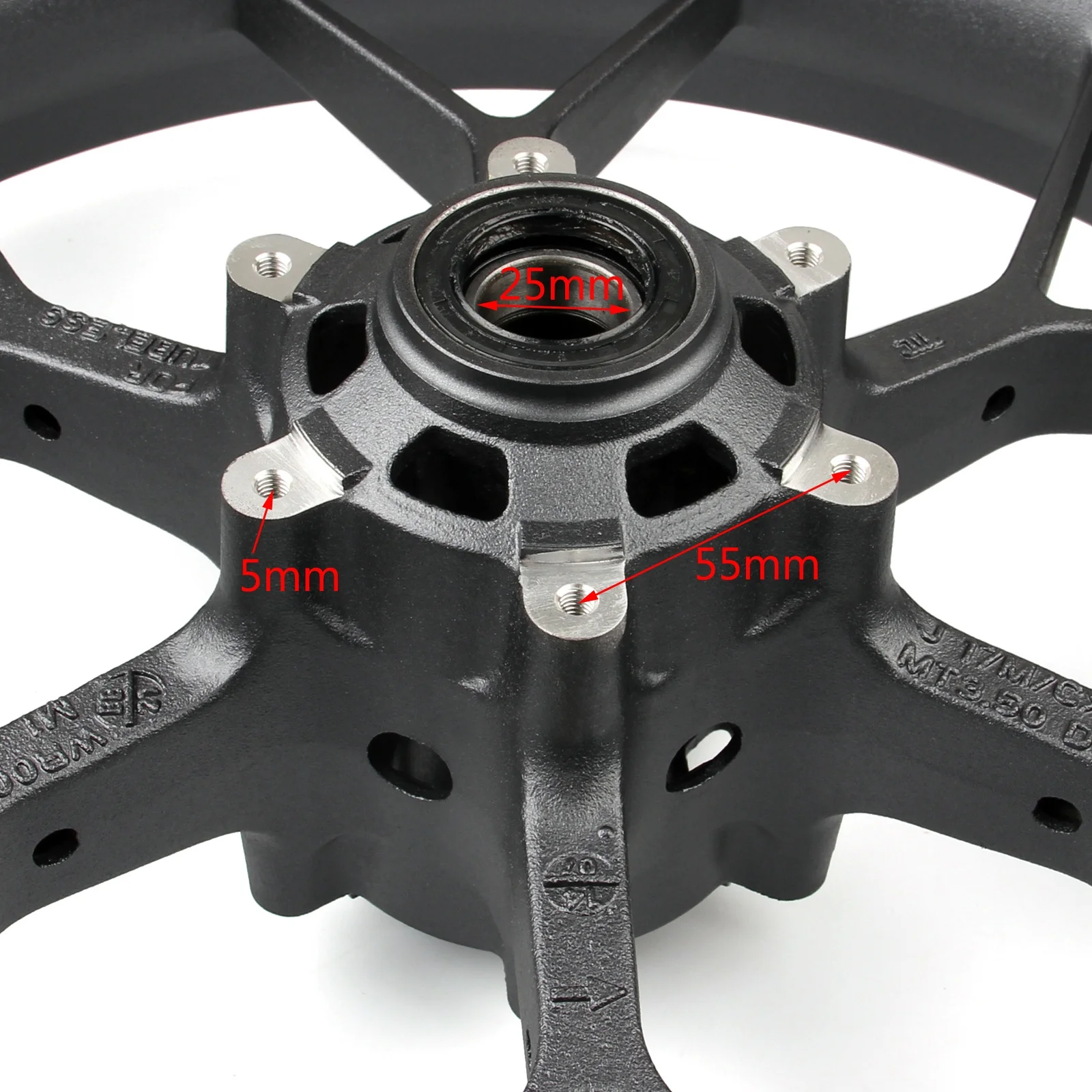  Передний/задний обод колеса для Honda CBR1000RR CBR 1000RR 2008-2014 2011 2012