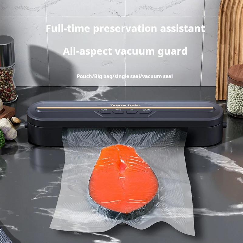28cm Electric Outdoor Vacuum Sealer Large Sized Simple Interface 60 kPa Suction 2 Modes Extended 28cm Seal Made of Plastic