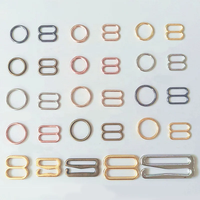 Metal Underwear adjustment buckle strap hook, bra buckle bikini swimwear buckle