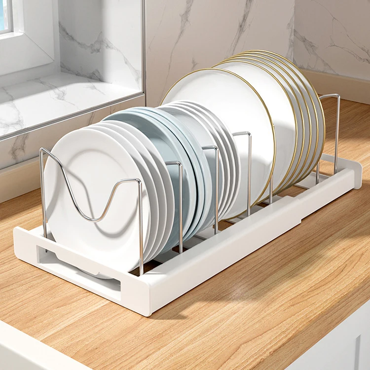 Kitchen Organizer DIY Adjustable Pots Lid Pans Cabinet Other Accessories Metal Home Rack Holders Stainless Steel Storage Kitchen