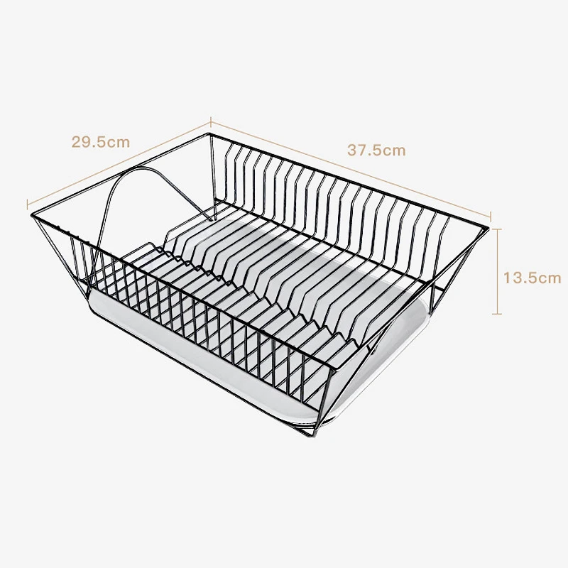 Stainless Steel Dish Drainer Drying Rack Kitchen Multifunction Dish Drying Rack with Drain Board