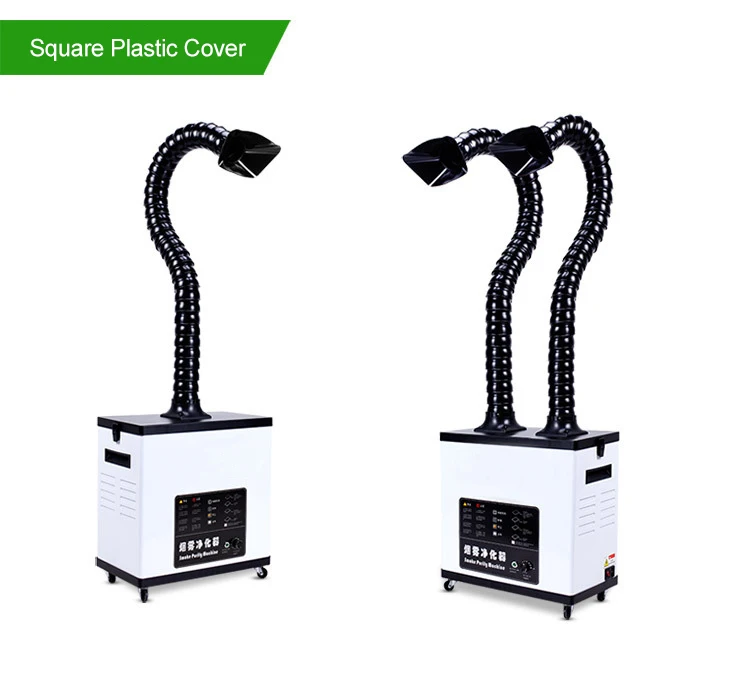 100W/150W Double Tube Air Flow Laser Welding Soldering Fume Extractor