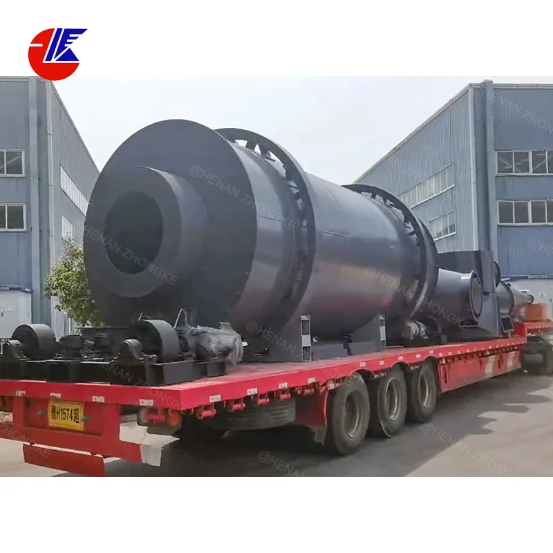 rotary drum dryer drilling fluid three-cylinder rotary dryer rotary dryer industrial for drying