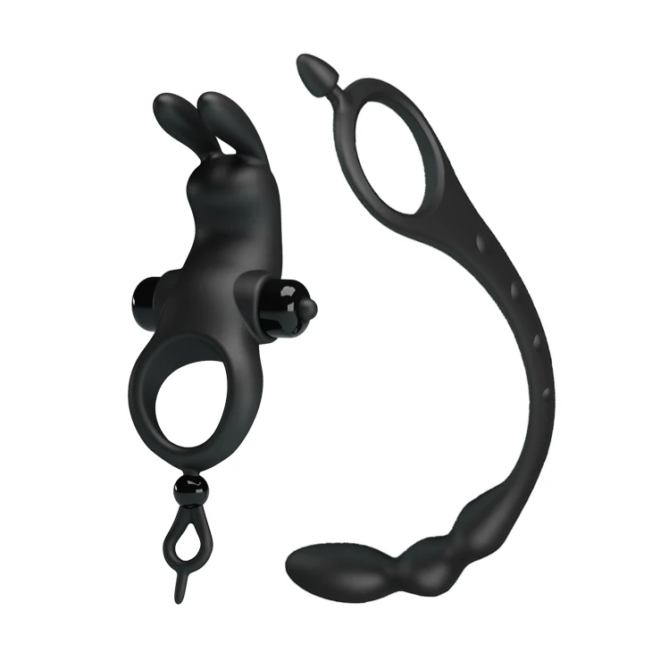 Top quality male silicone penis lock cock ring ball stretcher BDSM erection ejaculation sex toy for man