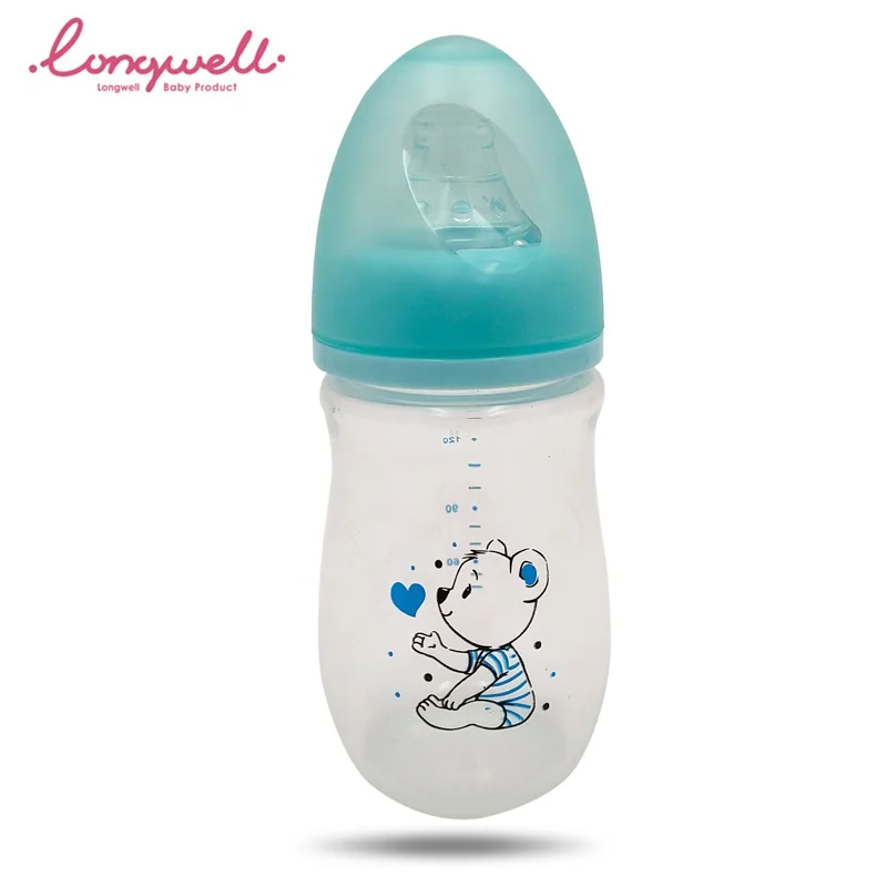 Babies Feeding Bottles PP Food Grade Plastic for Newborn Silicone Nipple Soft Safety Manufacturer Price Hand Free Milk Bottles