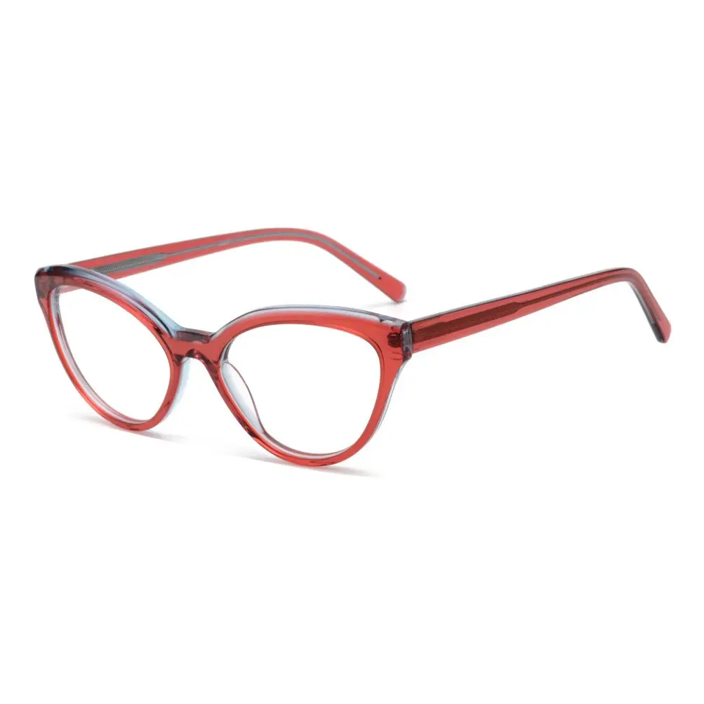 2023 New Fashion Wholesale Man Acetate  Eyeglasses Frames Customized Vintage Blue Light Blocking Glasses Retro Eyewear