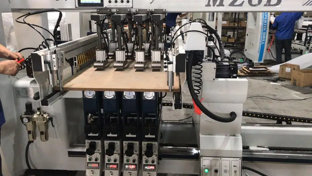MZ7A Woodworking  Seven Row/seven-row multi-axis woodworking drilling machine