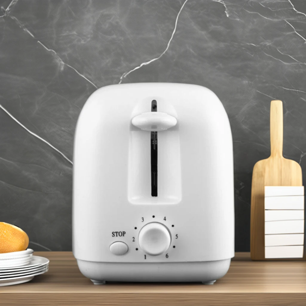 2-Slice Electric Toaster with Cancel Button for Household Hotel or Car Sandwich Panini Toast Making Machine for Kitchen Use