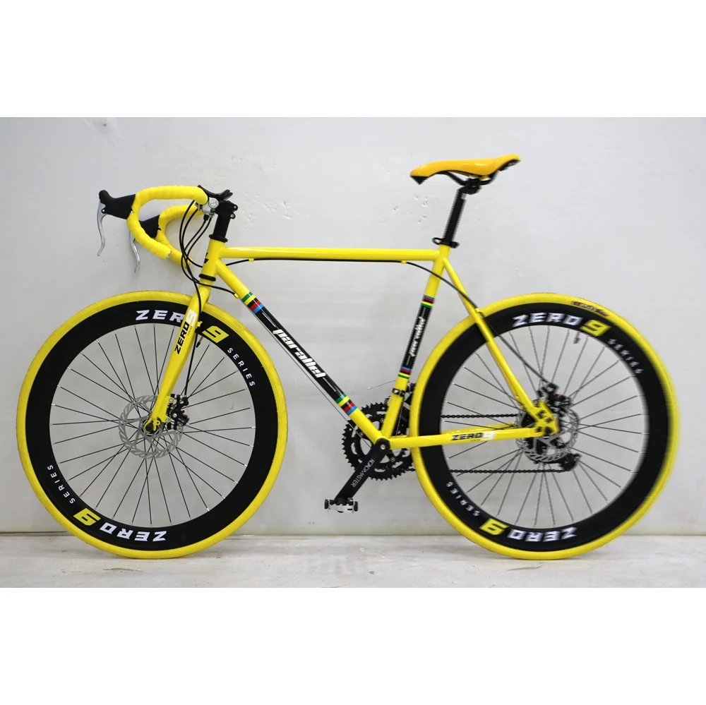 Road bicycle Original 2024 carton steel frame 12speed Multi-color Accessories complete road bike 26