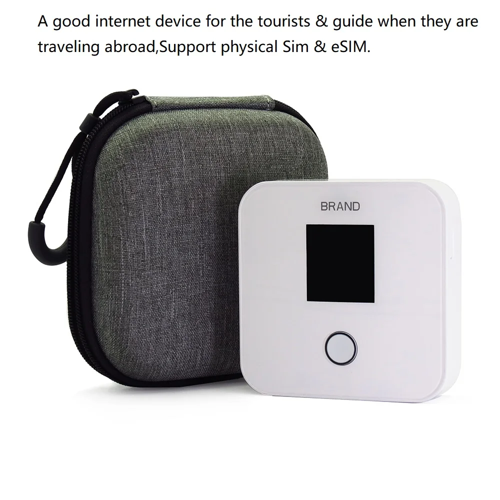 Customized OEM& ODM Global Esim Mifi Router for 4G 5g Mobile WiFi Router Support 10 Devices